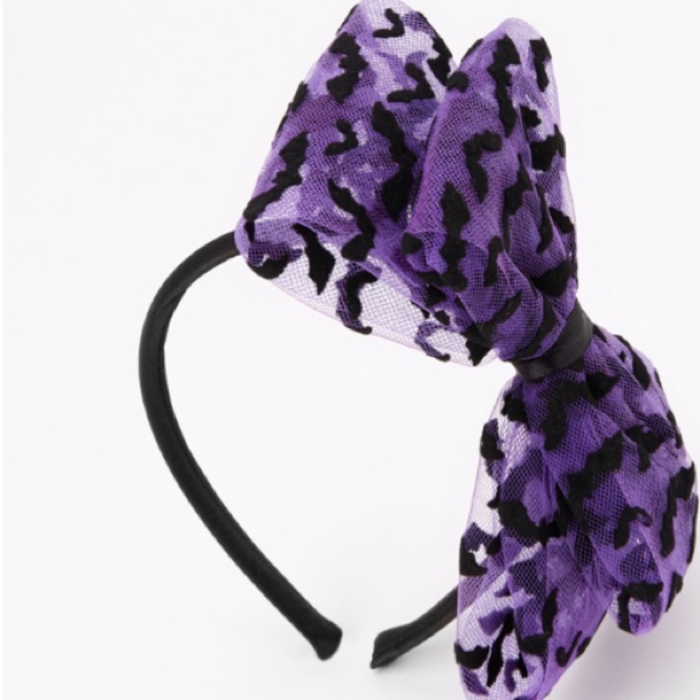 Large Purple Bat Bow